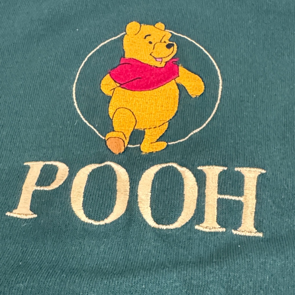 Vintage Pooh 100 acre Green Sweater For Women (see picture for measurements) - Picture 4 of 7